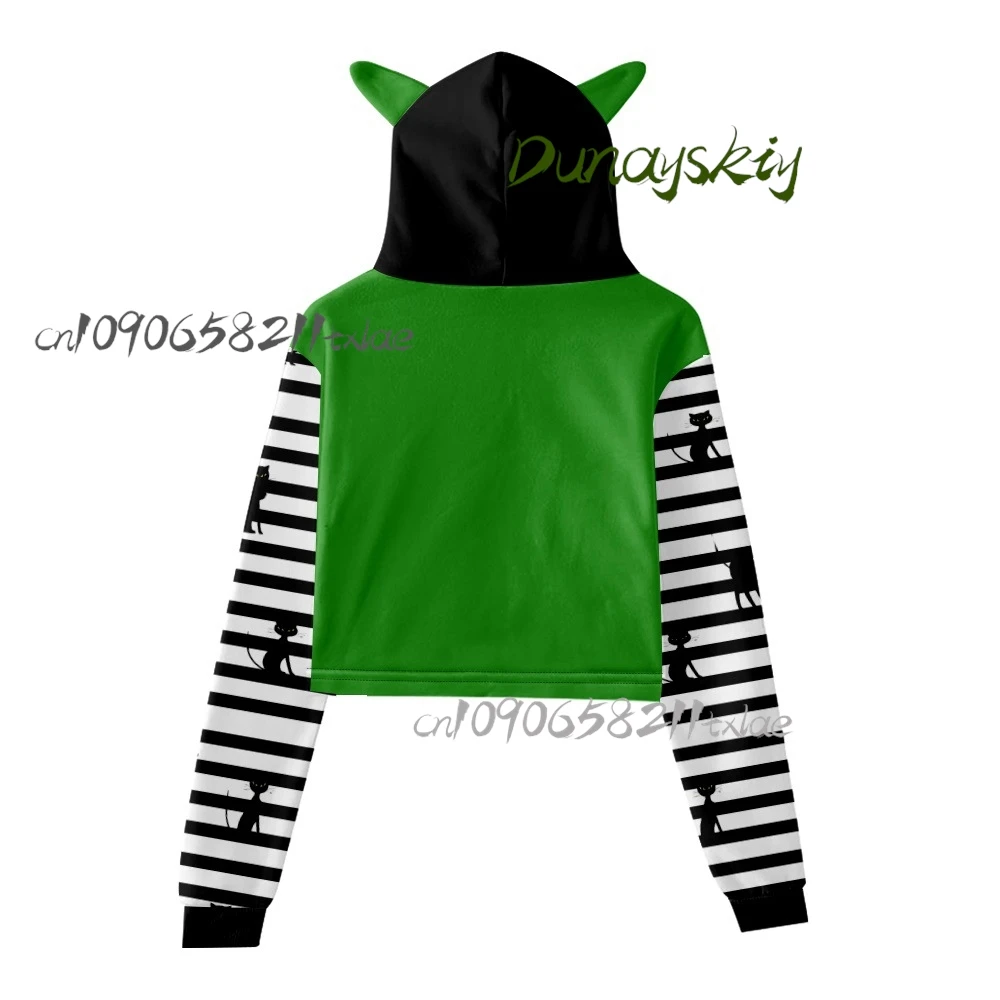 WICKED The Musical Elphaba 3D Print Oversized Women/Men Hoodie Sweatshirt Streetwear Hip Hop Pullover Hooded Jacket Outerwear