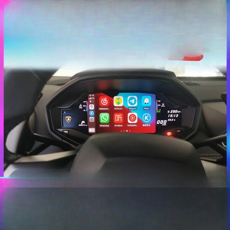 Navigation Android central control large screen, all-in-one wireless carplay