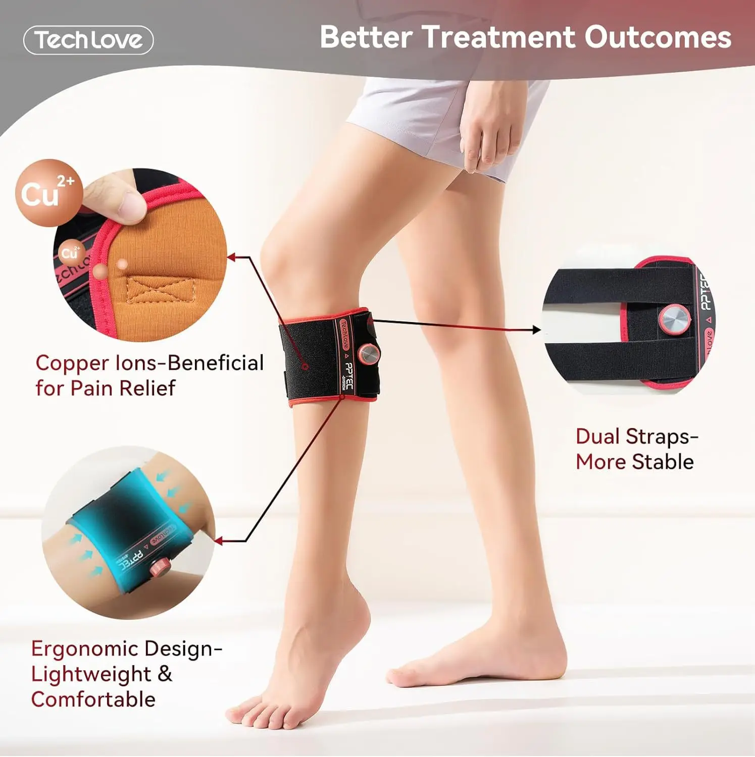 

Back buttocks adjustable knob sciatic brace device