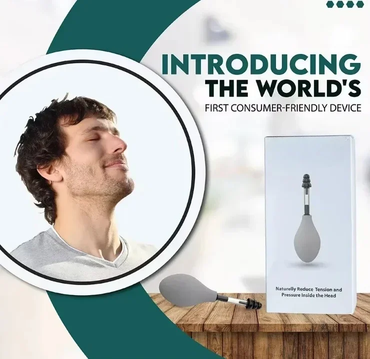 A Relief Reduces Tensions and Pressures from Headache and Migraines Symptoms Through Inner Ear Pressures Stimulations tools