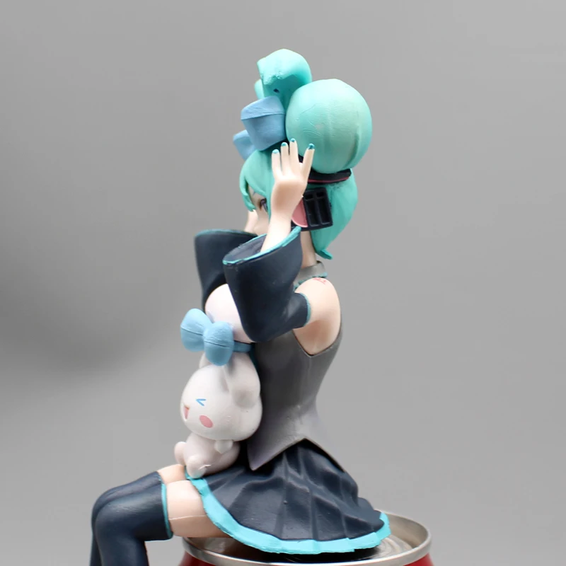 Figura Hatsune Miku X Cinnamoroll, Anime Periférico, Modelos Kawaii, Decorações Colecionáveis PVC, Brinquedos Infantis, Presente de Aniversário, 15cm