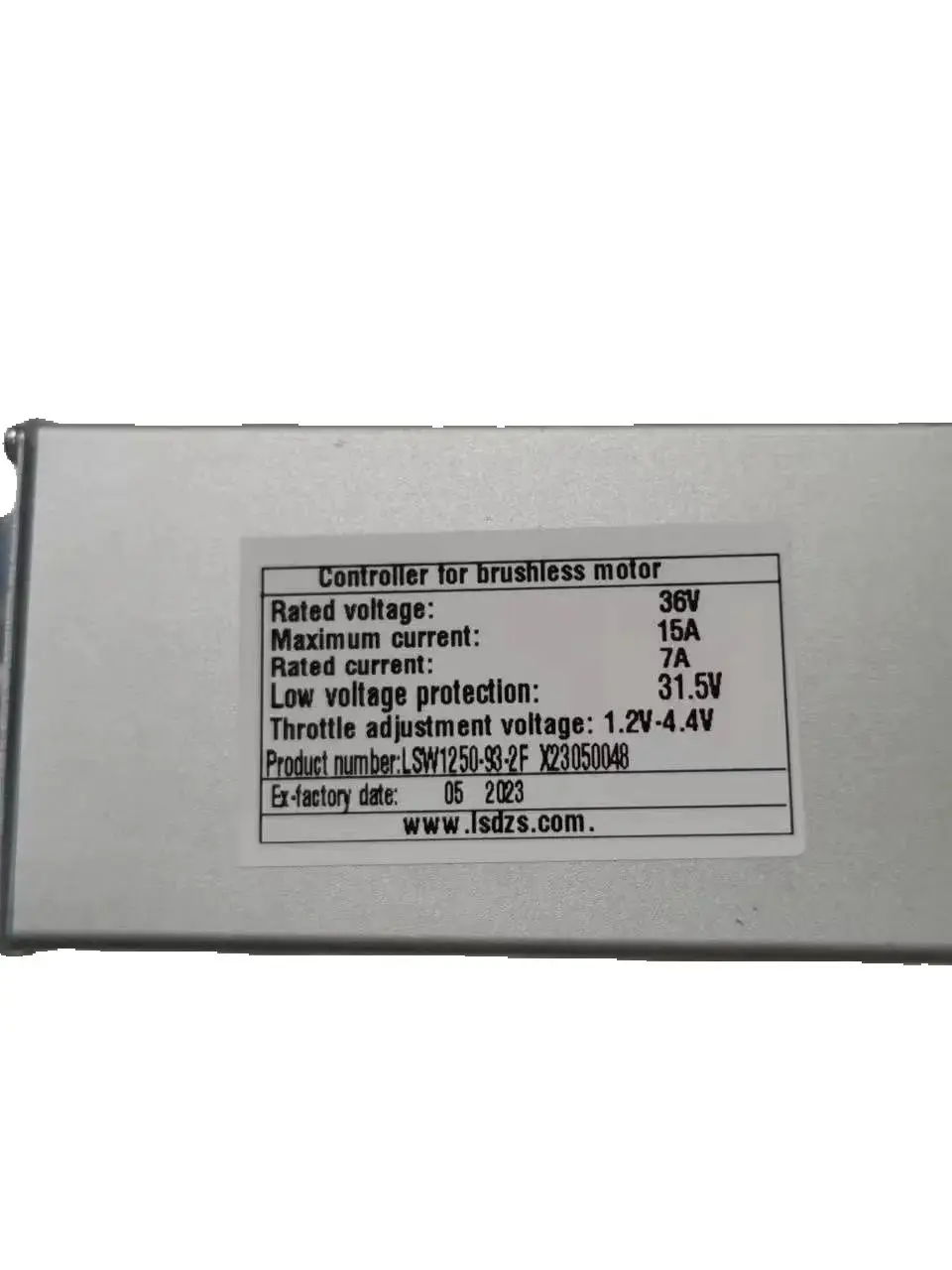 Controlador de motor sem escova LSW-1250-93-2F 15A EBIKE BAFANG Kit acessório 36V LSDZS para controle de motor de bicicleta elétrica