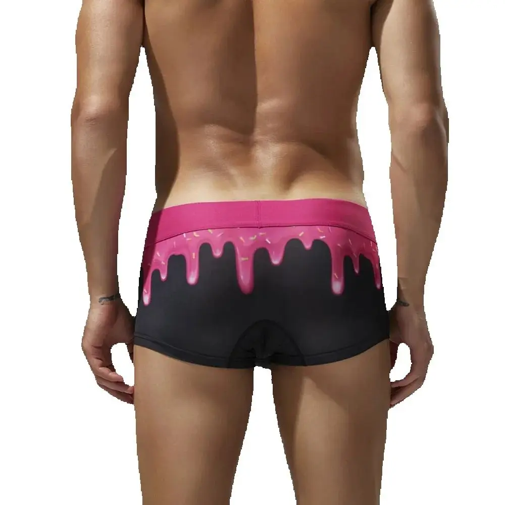 SEOBEAN 2025 New Men\'s Boxer Brief Underwear Comfortable polyester Boxer Shorts for Men