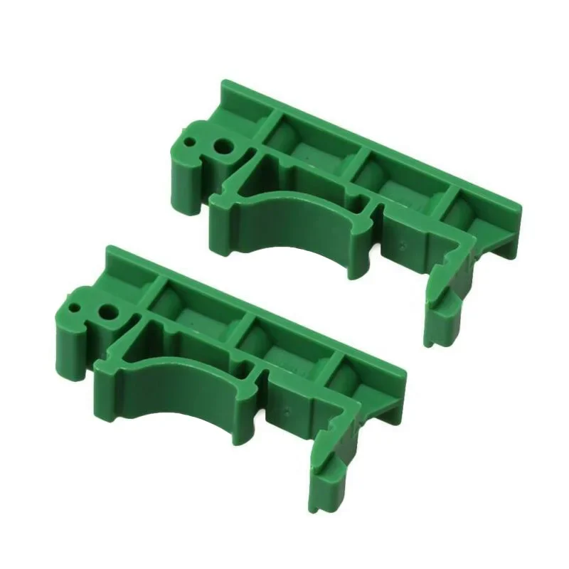 10 pçs DRG-01 pcb din 35 adaptador de trilho pcb suporte de montagem multi ferramentas acessórios de plástico parafusos