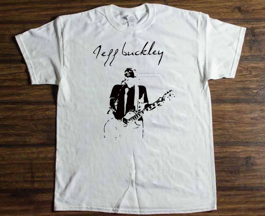 JEFF BUCKLEY-Camiseta de concierto para hombre y mujer, camisa negra blanca, talla S, 5XL, mejor aniversario