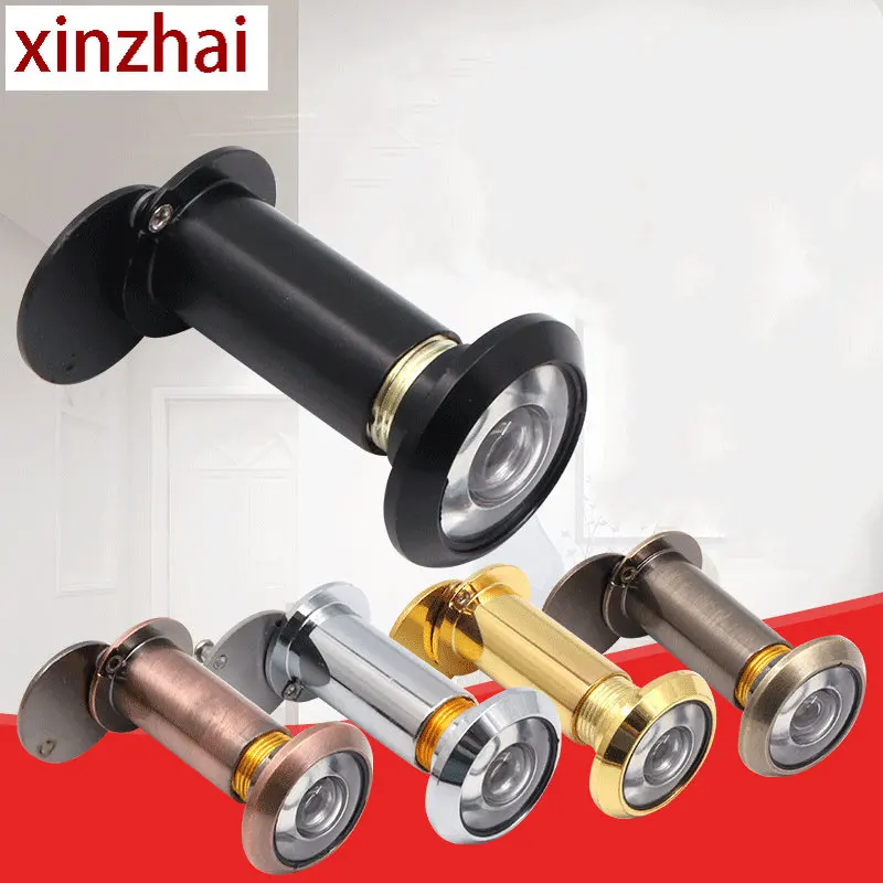 สังกะสีอัลลอยด์ Anti-Theft ประตู Cat Eye Room ประตูมุมกว้าง Retractable Cat Eye โรงแรมกระจกประตูแกะตา