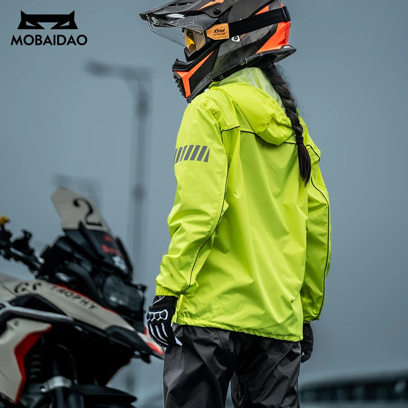 Men Women Adult Outdoor Split Motorcycle Raincoat Waterproof Raincoat Cycling Equipment M-3XL Bicycle Moto Jacket Pants Raincoat