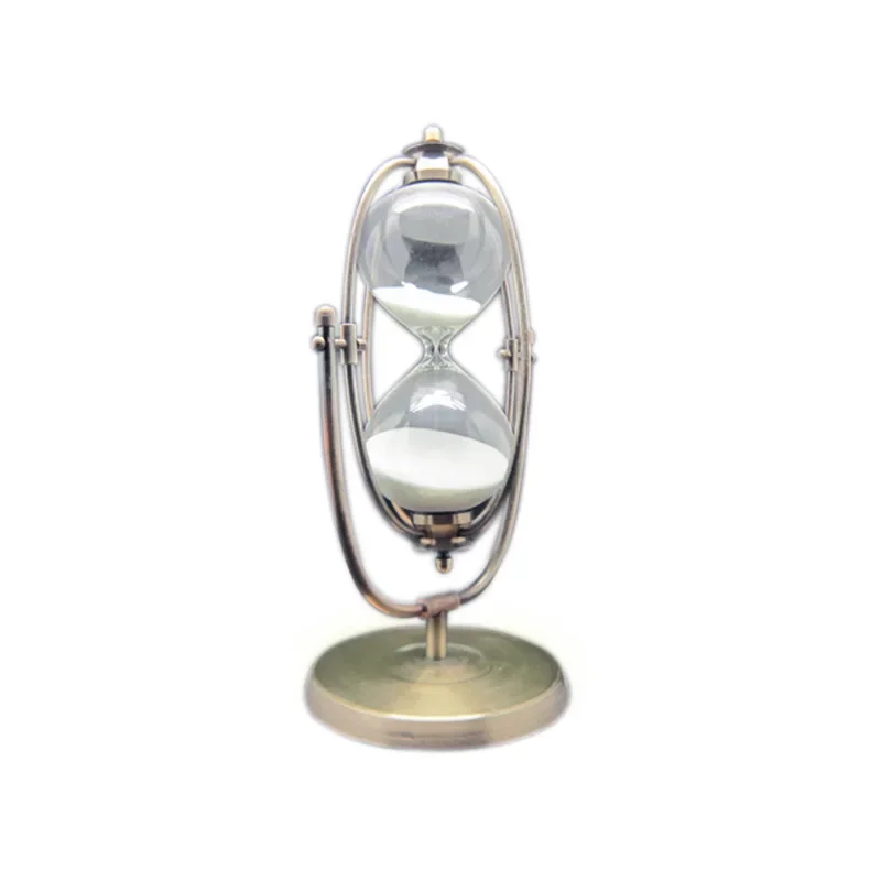 Source manufacturers wholesale crystal glue home accessories hourglass timer paper town creative acrylic hourglass ornaments