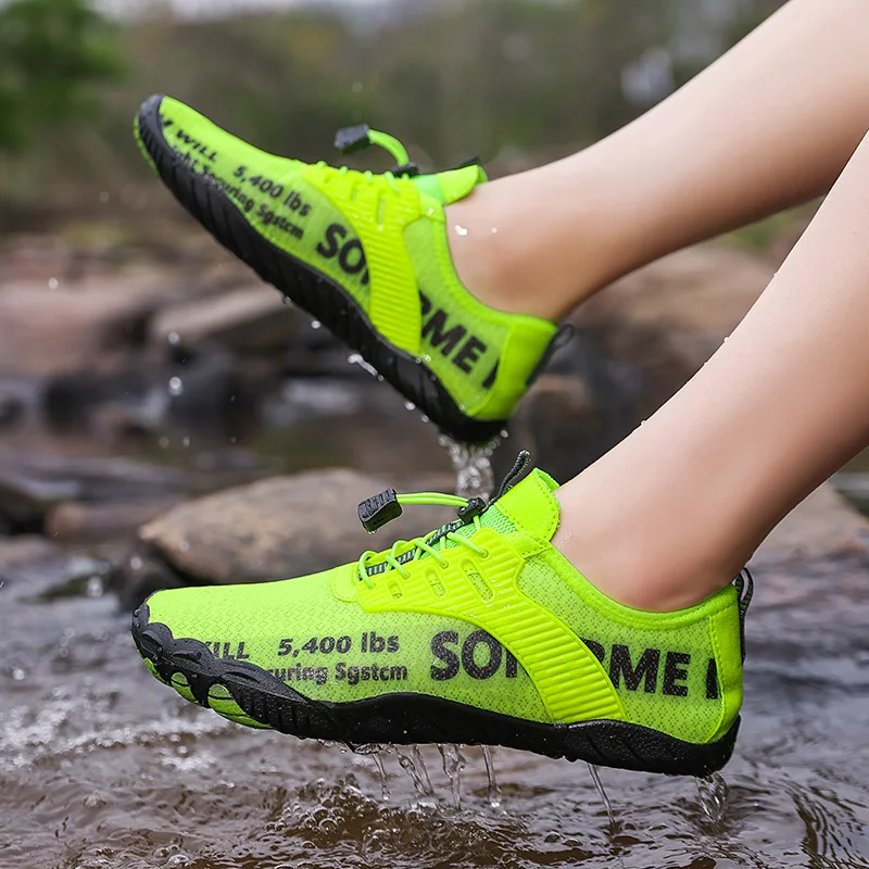Kids Non-slip Beach Shoes, Swimming Trainer, Fitness Sports Sneaker, Speed Interference Water Boot, Five-toe Sandal