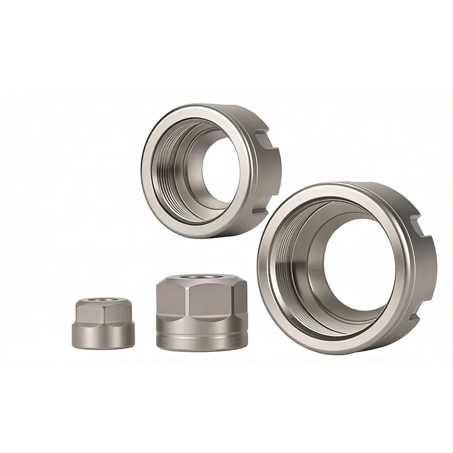 2026 Anti rust ER Nut ER20/25 Handle Nut Carving Machine High precision Dynamic Balance SK CNC Tool Spring Cap -2PCS