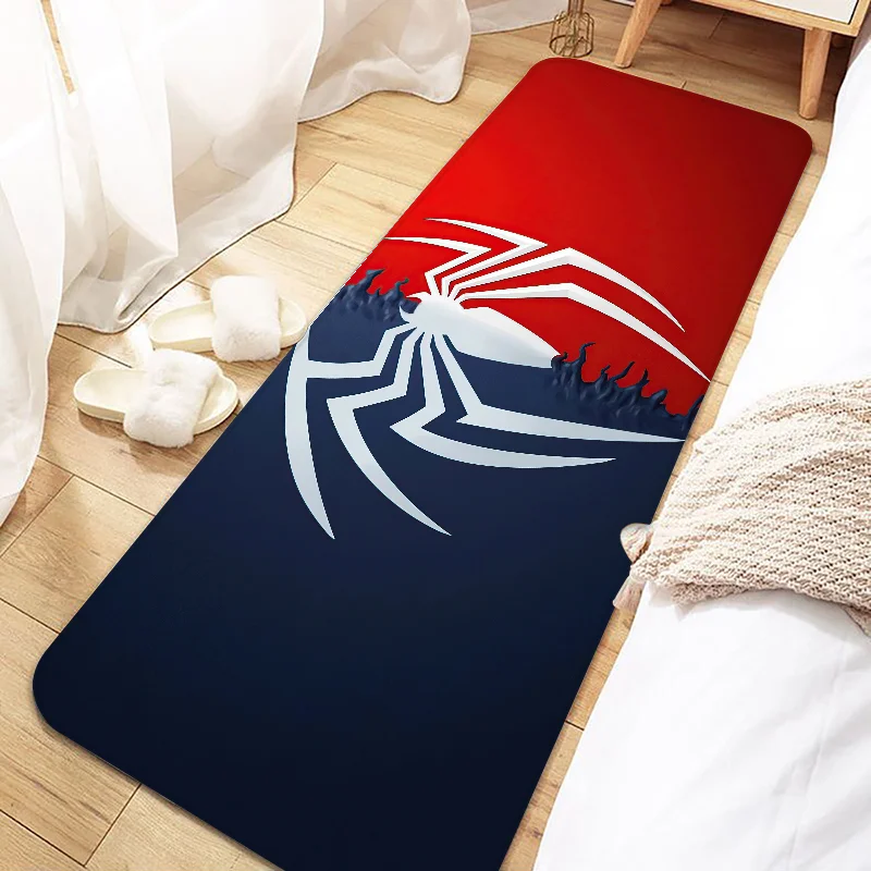 Super Hero S-Spiderman Door Mat Entrance Non-slip  Washable Kitchen Carpet Living Room Hallway Rugs Bathroom Bath Door Mats