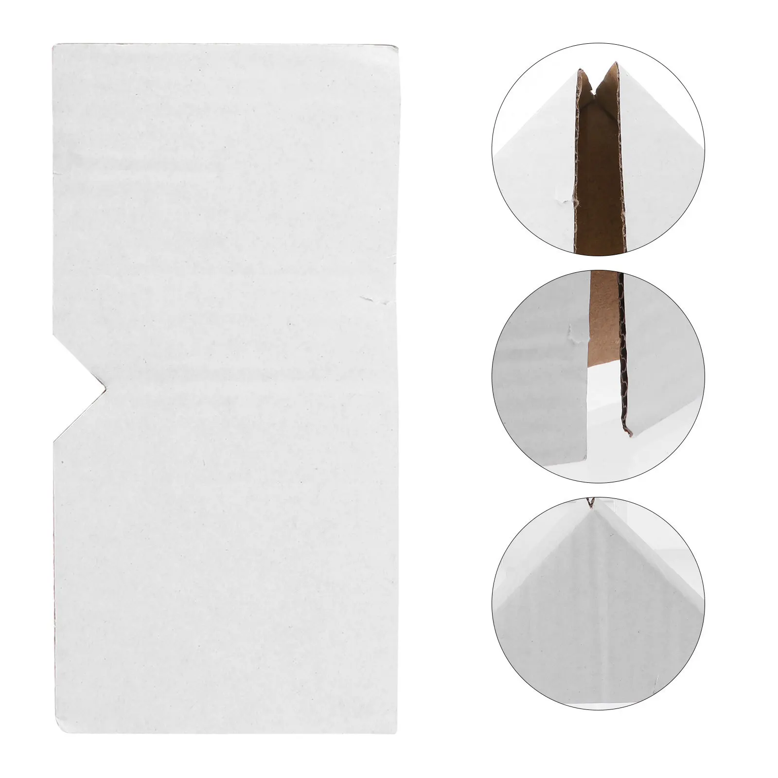 100Pcs Cardboard Corner Protectors Adjustable Frame Corner Guards for Picture Frame Shipping Storage Protection