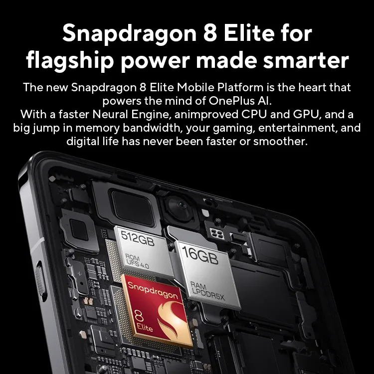 All New OnePlus 13 Snapdragon 8 Elite Hasselblad Camera 6.82-inch 2K AMOLED Display 6000mAh Battery 100W SUPERVOOC ColorOS 15 image 3