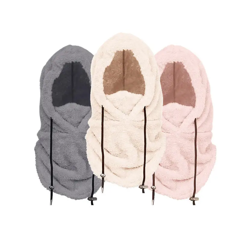 

Winter Thermal Fleece Balaclava Scarf Ski Face Mask Neck Warmer Hood Hat Windproof Cold Warm Riding Cap Sports Outdoor