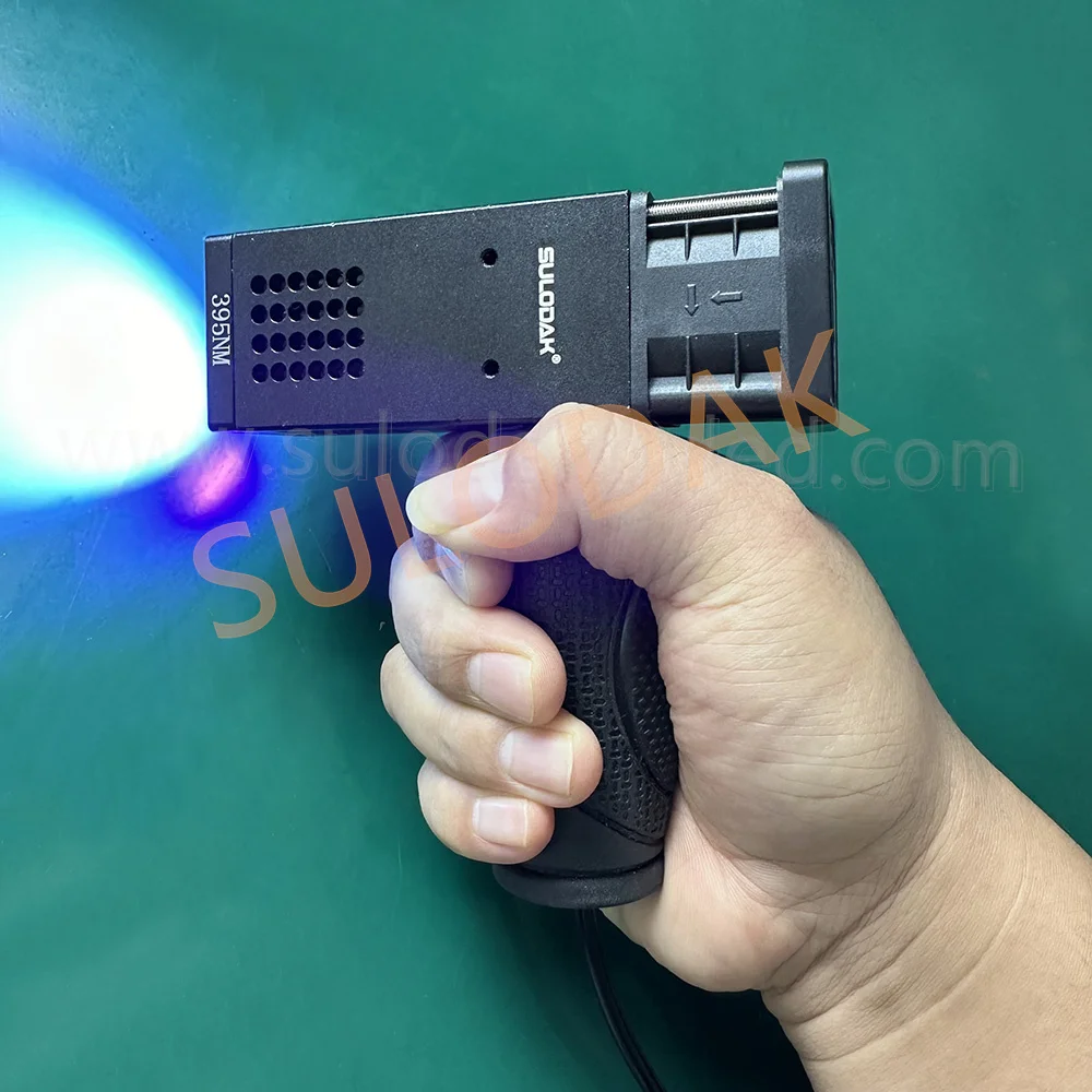 Handheld LED Charge in Light UV Curing Lamp DC 24V Flashlight Auto Sheet Metal Repair Baking Car Paint Uv Lamp