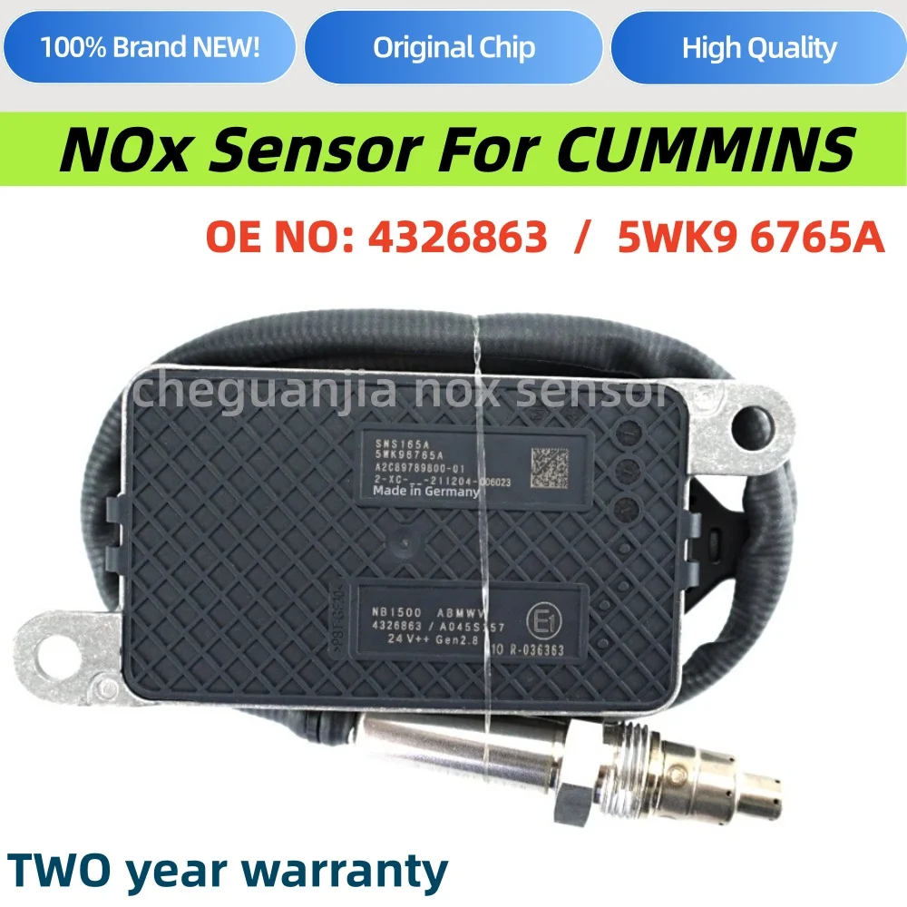 5WK96765A  4326863 High Quality Chips For NGK Probe Nitrogen Oxygen NOX Sensor for Cummins Truck Engine 5WK96765B A2C95913000-01