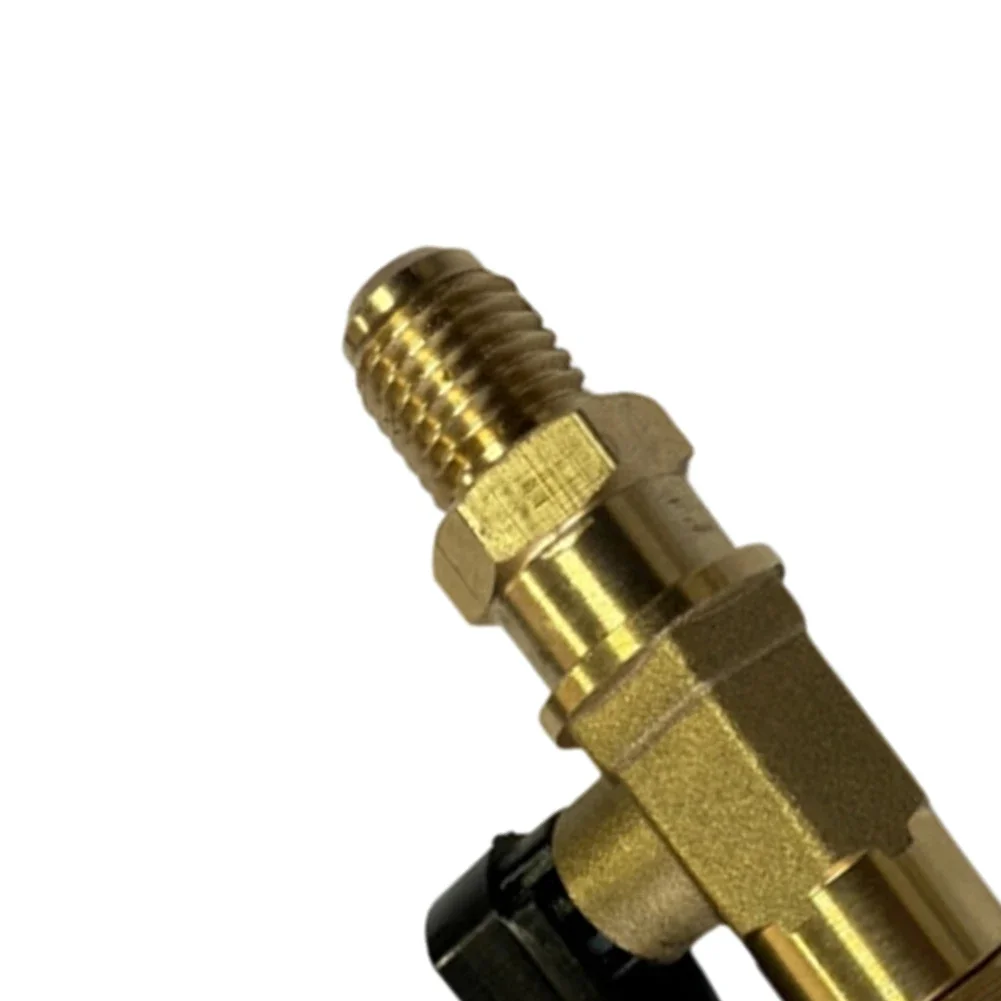 Ball Valve Adapter Female 1/4" SAE - Male 1/4" SAE R454 Ball Valve Adapter Automobiles Parts Accessories