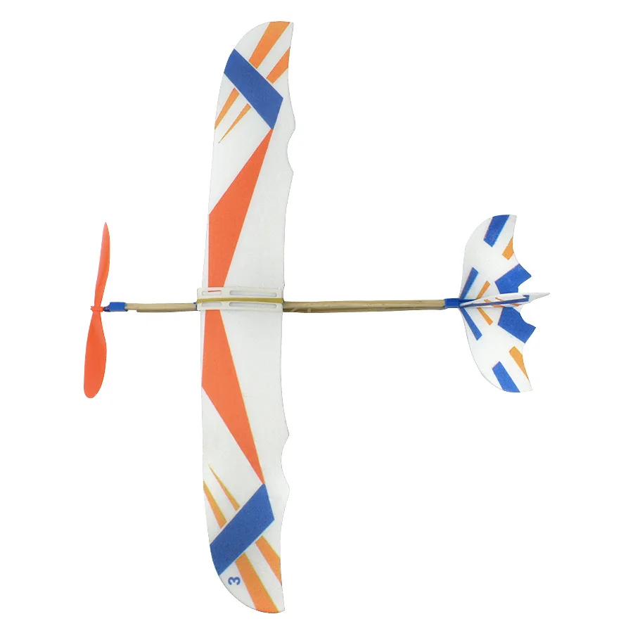 DIY Kinder Spielzeug Gummiband Powered Aircraft Modell Kits Spielzeug für Kinder Schaum Kunststoff Montage Flugzeuge Modell Wissenschaft Spielzeug Geschenke