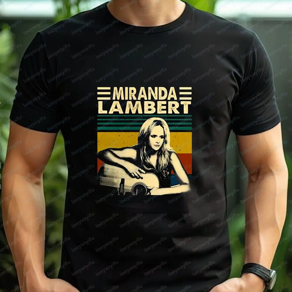 Miranda Lambert - Style Band Summer Casual Trendy Multi-Purpose Short-Sleeved Men's and Women's Round-neck T-Shirt