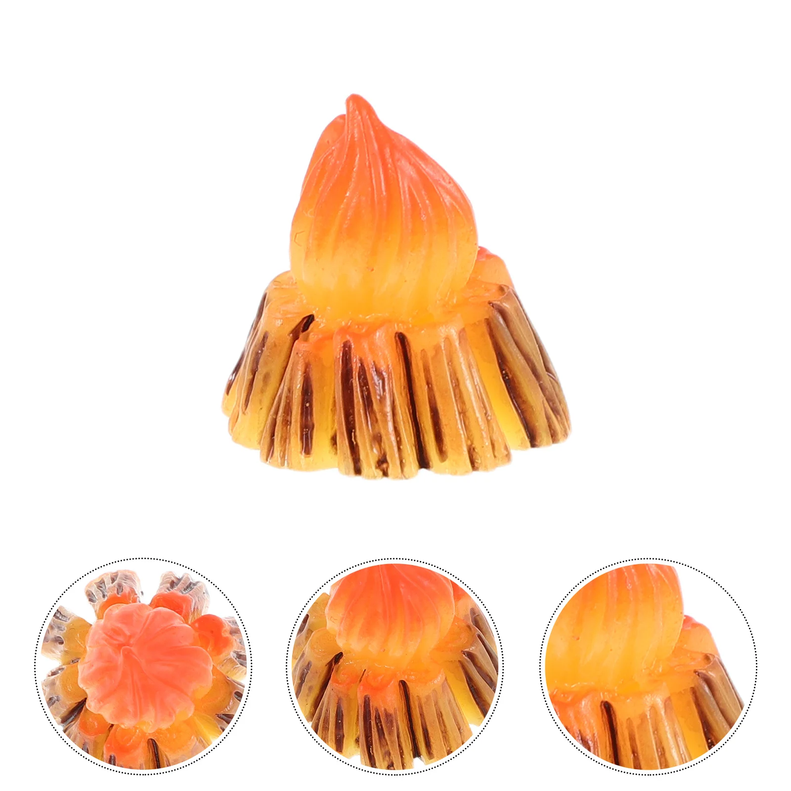 

30Pcs Mini Campfire Fake Firewood Logs Artificial Bonfire Decoration for DIY Micro Landscape Fairy Garden Sand Table Scenery