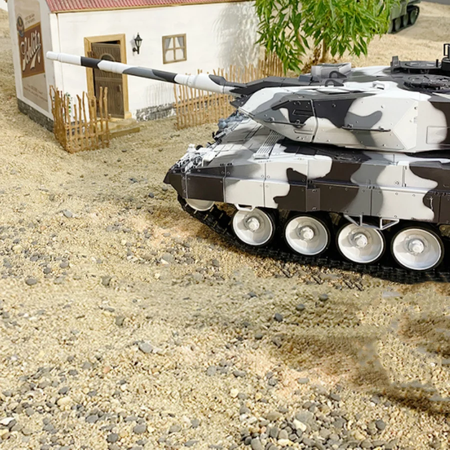 

Leopard 3889 Tank 1:16 New Leopard 2a6 Heavy Remote Control Tank Smoke Toy Rc Model Large Combat Vehicle Kids Birthday Gift
