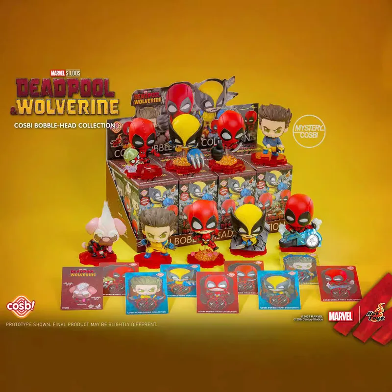 Giocattoli caldi Deadpool 3 Cosbi Mystery Blind Box Simpatico cartone animato Wolverine Doll Modello Figura Ornamenti da tavolo Giocattoli per bambini Regalo di compleanno