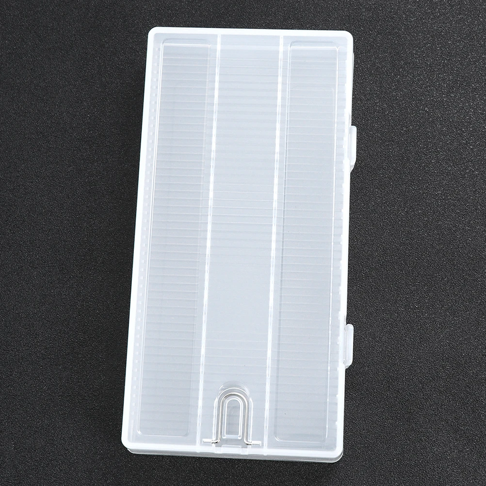 

2Pcs Storage Organizer Plastic Box Durable Compact Case Holder Storage Container Plastic Organizer