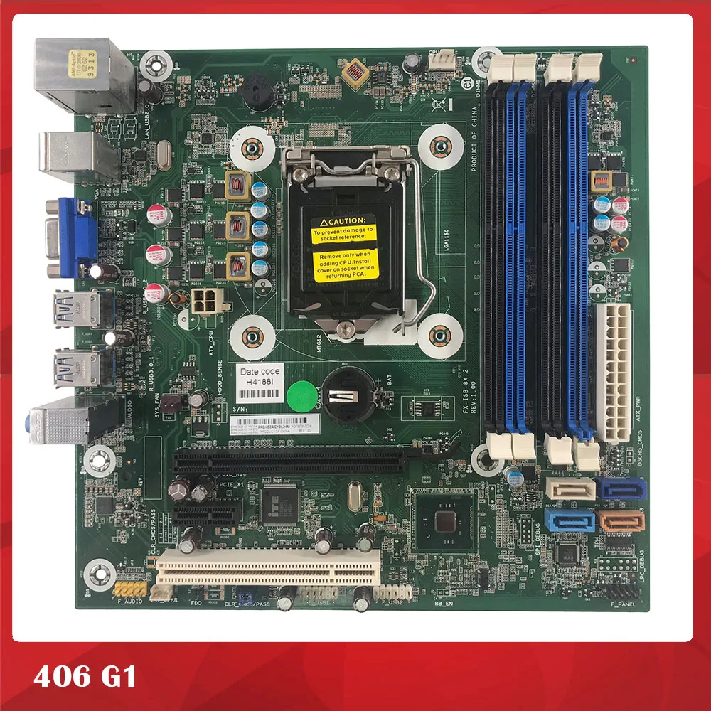 

Desktop Motherboard For 406 G1 LGA1150 Intel H81 Q85 766791-002 813538-001 DDR3 100% Test Tefore Shipment