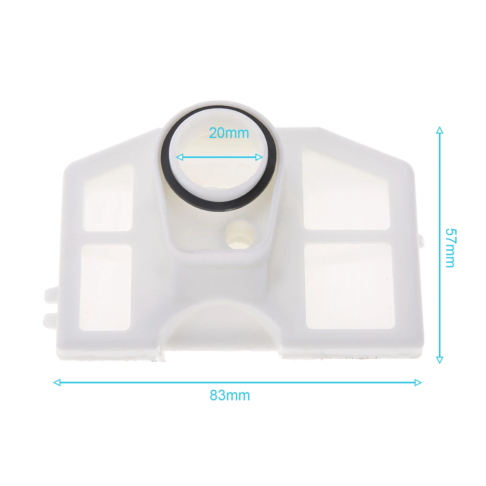 Nettoyeur de filtre à Air avec rondelles pour tronçonneuse à essence chinoise, pièces de rechange pour outils de jardin, 45CC 52CC 58CC 4500 5200 5800, 2 jeux