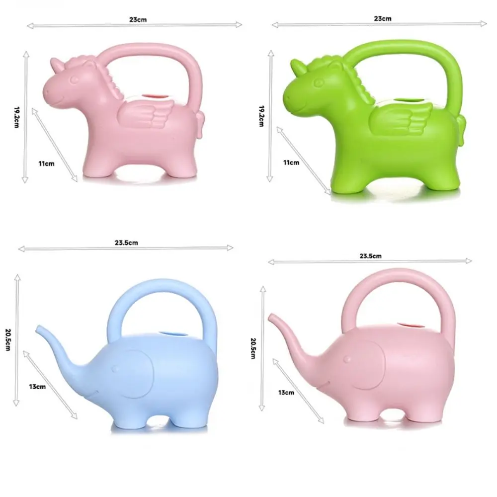 Cartoon Animal Shape Cartoon Watering Can Light Weight Durable Children Watering Can with Handle Portable Plant Watering Pot
