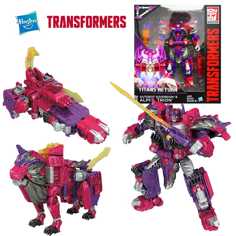 Hasbro Transformers Titans Return Autobot Sovereign & Alpha Trion 18Cm Voyager Class Original Action Figure Model Toy Gift