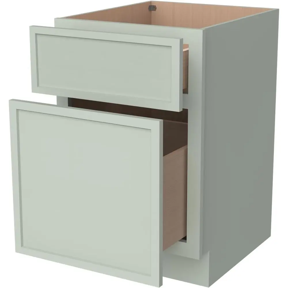 

Шкаф из массива дерева с письменным столом и 2 ящиками, цвет нефритово-зеленый, 18x21x29.5