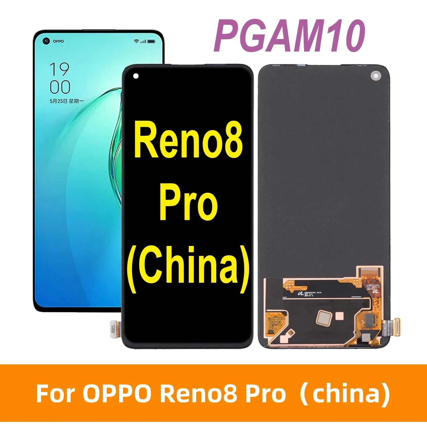 

AMOLED для OPPO Reno8 Pro PGAM10 CPH2357 ЖК-дисплей для OPPO Reno 8 Pro LCD