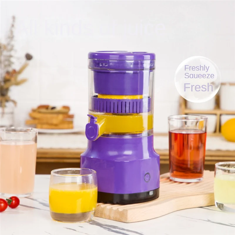 B02C-Portable Mini Electric Juicer Mixer Extractors USB Rechargeable Blender Fruit Juice Orange Juice Maker Household Easy Insta
