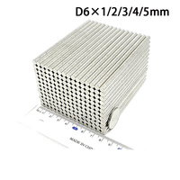 Durable Adhesive Fridge Magnets for Kitchen, DIY Projects, Memo Notes 10/20/50 Pack 6*1/2/3 Small Disc Magnets (6x1/2/3mm) -