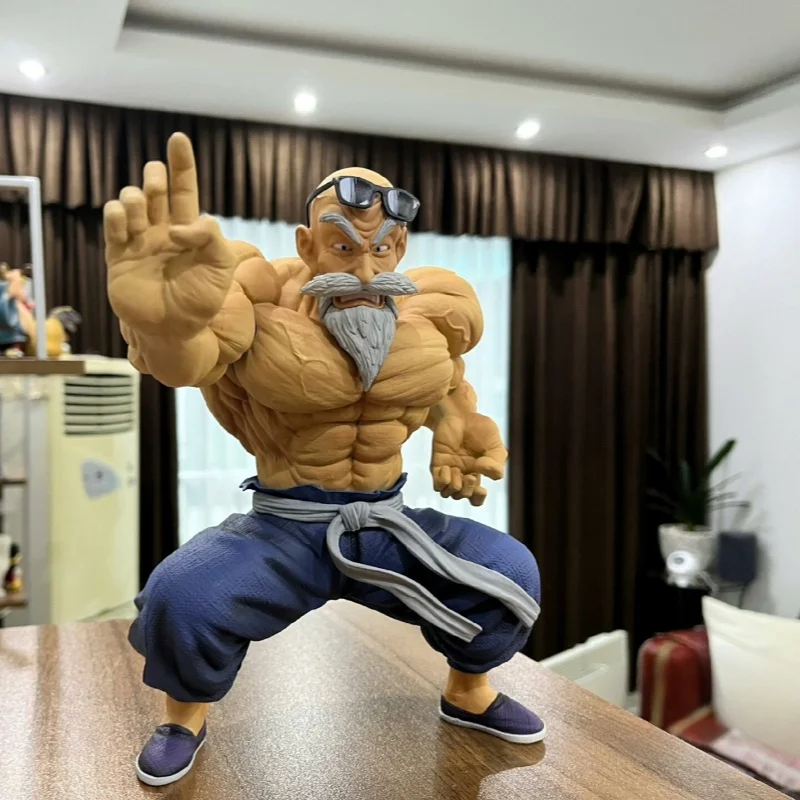 10CM Cool and Stylish Anime Dragon Ball GK Muscle Master Roshi Figure Model Toys PVC Goku Kame Sennin Action Figure Statue Doll