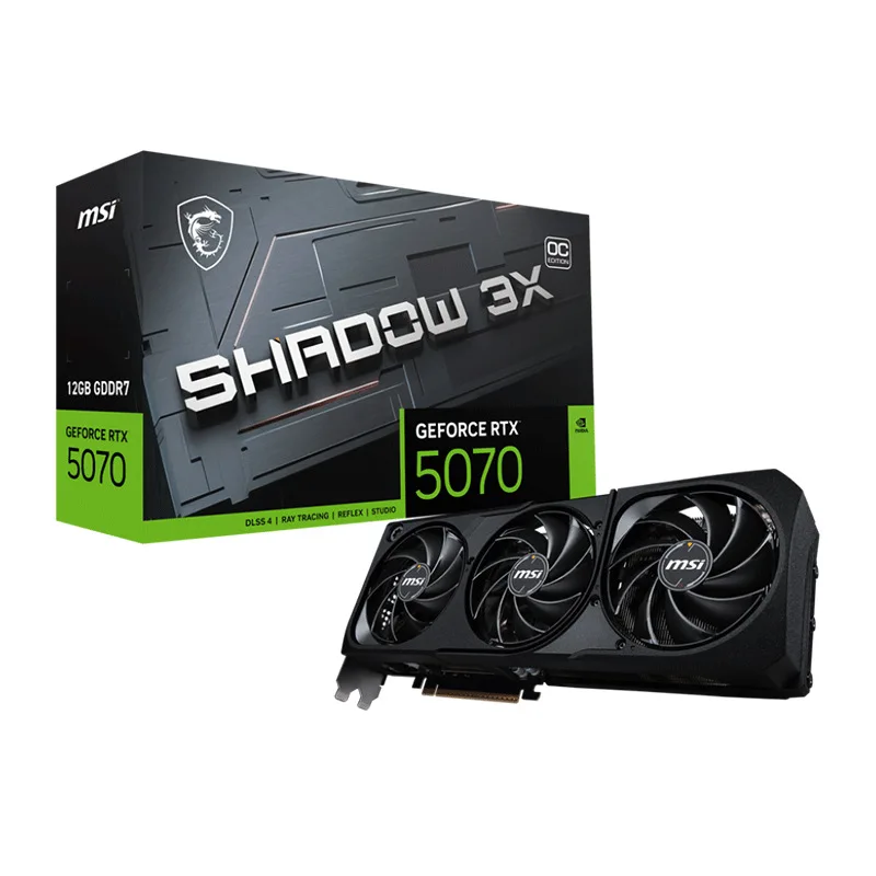 RTX 5070 12G SHADOW 3X OC Design Nauka Grafika dyskretna GPU