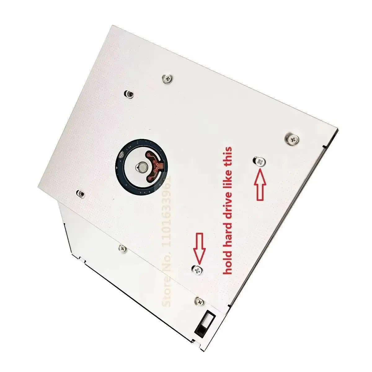 

With Bezel Panel Rear Hook 2nd Secondary HDD SSD Hard Drive Optical bay Caddy Bracket for Lenovo YangTian V310-15IKB V310-15ISK