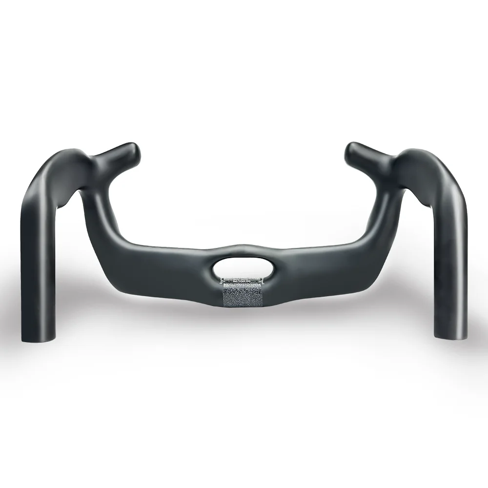BALUGOE Carbon Fiber Track Cycling Handle Sprint Match Bicycle Handlebar TT Bike Handlebar Fixed Black Matt 31.8mm sports UCI