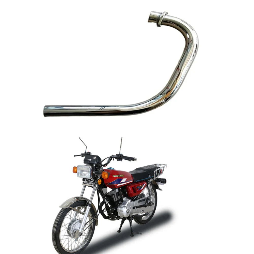 Motorcycle Exhaust Full System Muffler Contact Pipe Slip-On For Honda CG125 CG150 CG200