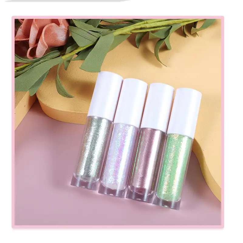 Sombra Líquida BSIMONE com Glitter Metálico Brilhante, Altamente Pigmentada, Longa Duração, À Prova D'água, Acabamento Matte, Maquiagem para Olhos, Cosméticos