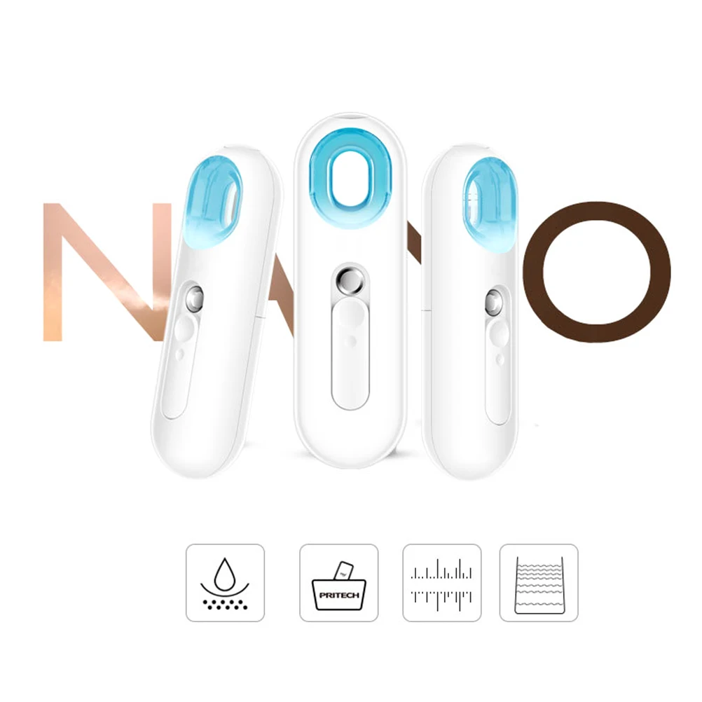 

Nano Mist Sprayer 22Ml Portable Mini Face Spray Device Facial Steamer For Moisturizing Skin Care Lightweight Compact No