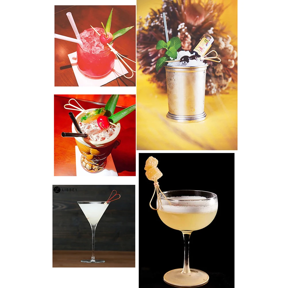 

Cocktail Skewers Scissors Sign Decorative Appetizer Martini Coctail Picks for Drinks