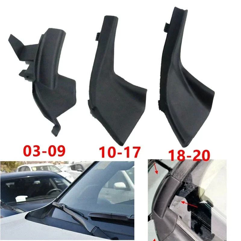 

Car Front Windshield Wrap Corner Trim Wiper Side Cover Lid For Toyota Land Cruiser Prado LC120 LC150 2003-2020