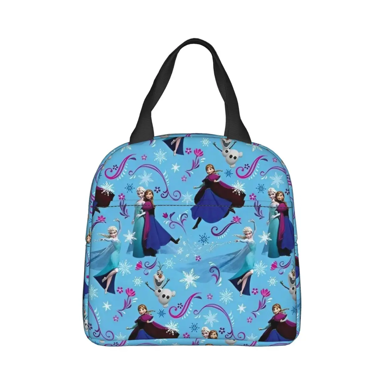 

Изолированные сумки для обеда Frozen Elsa Kristoff, большой контейнер для обеда, термосумка, сумка-тоут, ланч-бокс, рабочая дорожная сумка для еды