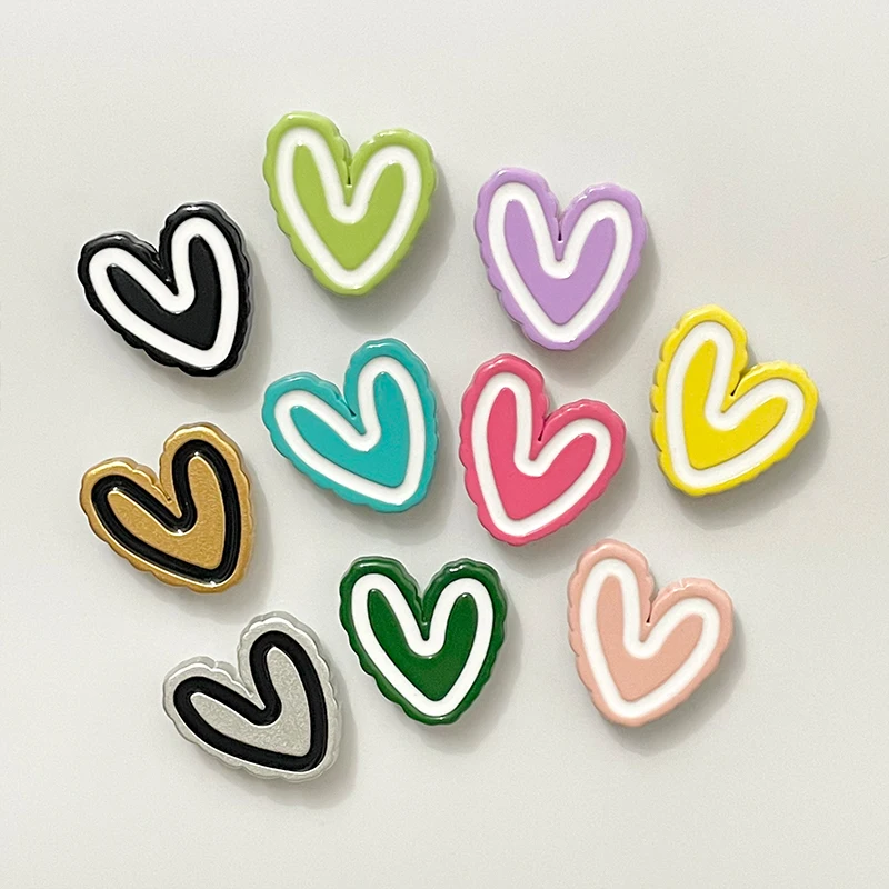 10Pcs Original Designer Cute Heart Fridge Magnet For Office Magnetic Whiteboard Photo Wall Small Refrigerator Magnet Home Decor