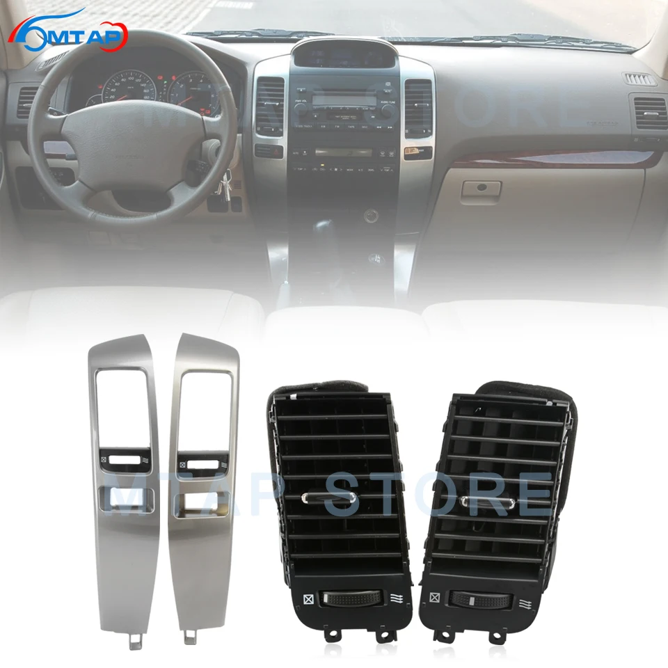 

Car Air Conditioner Outlet AC Conditioning Vent Grille Frame Panel For Toyota Land Cruiser Prado 120 For Lexus GX470 2003-2009