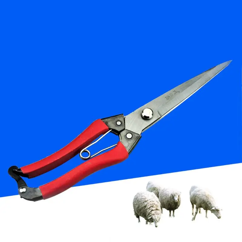 Fazenda Sheep Clippers Cortador De Lã De Primavera Tesouras Pet Corte De Cabelo Shearing Máquinas Ferramentas Tesoura De Cabra Manganês Aço Clipper