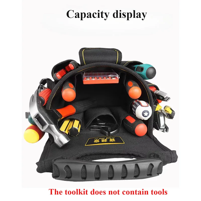 Electrician Special Tool Bag Work Site Pocket Multi-functional Portable Hardware Storage Pocket