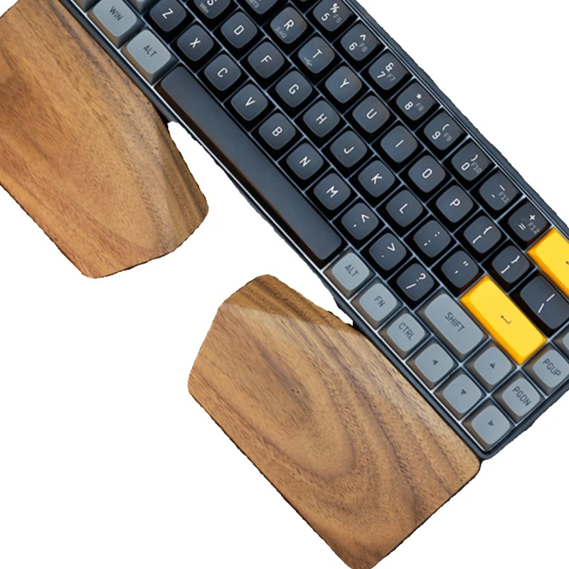 

Walnut game single hand rest, split palm rest pad mechanical keyboard hand rest 75% wrist rest wrist pad